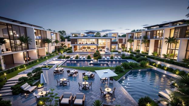 İskele'nin Yatırım Kenti Long Beach'te Otel Konseptli Lüks Satılık Daireler