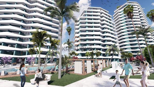 Satılık 1+1 Daire İskele Long Beach - Akdeniz Manzaralı Lüks Yaşam