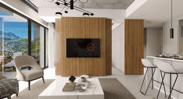 Girne’nin En Değerli Lokasyonunda Modern 1+1 Satılık Daire