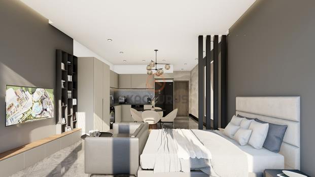 İskele Long Beach’te Lüks Sitede Satılık 46 m² Stüdyo Daire – Eşsiz Akdeniz Manzarasıyla Yatırım Fırsatı
