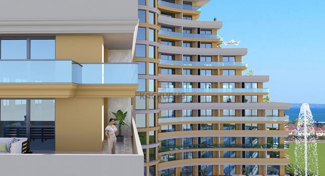 İskele Long Beach’te 48 m² 1+1 ve Stüdyo Dairelerle Lüks Akdeniz Yaşamı