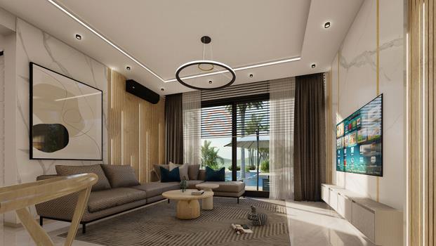 Tamamen Otel Konseptiyle Tasarlanmış Lüks 2+1 Satılık Daireler