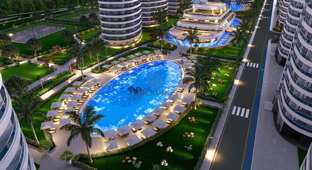 İskele Long Beach'te Lüks ve Modern Yaşam Fırsatı