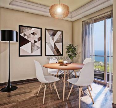 İskele'de Sahile Yürüyüş Mesafesinde Modern Lüks 1+1 Satılık Daire