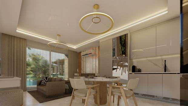 Satılık Stüdyo Daire İskele Long Beach’te - Deniz Ve Dağ Manzaralı