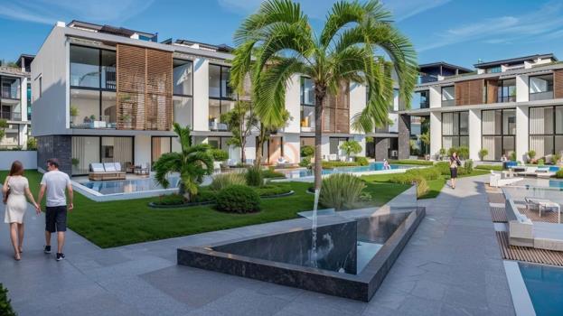 Tamamen Otel Konseptiyle Tasarlanmış Tatil Köyü Muhteşem Manzaralı Stüdyo Daireler